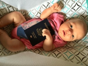 Even babies need a passport
